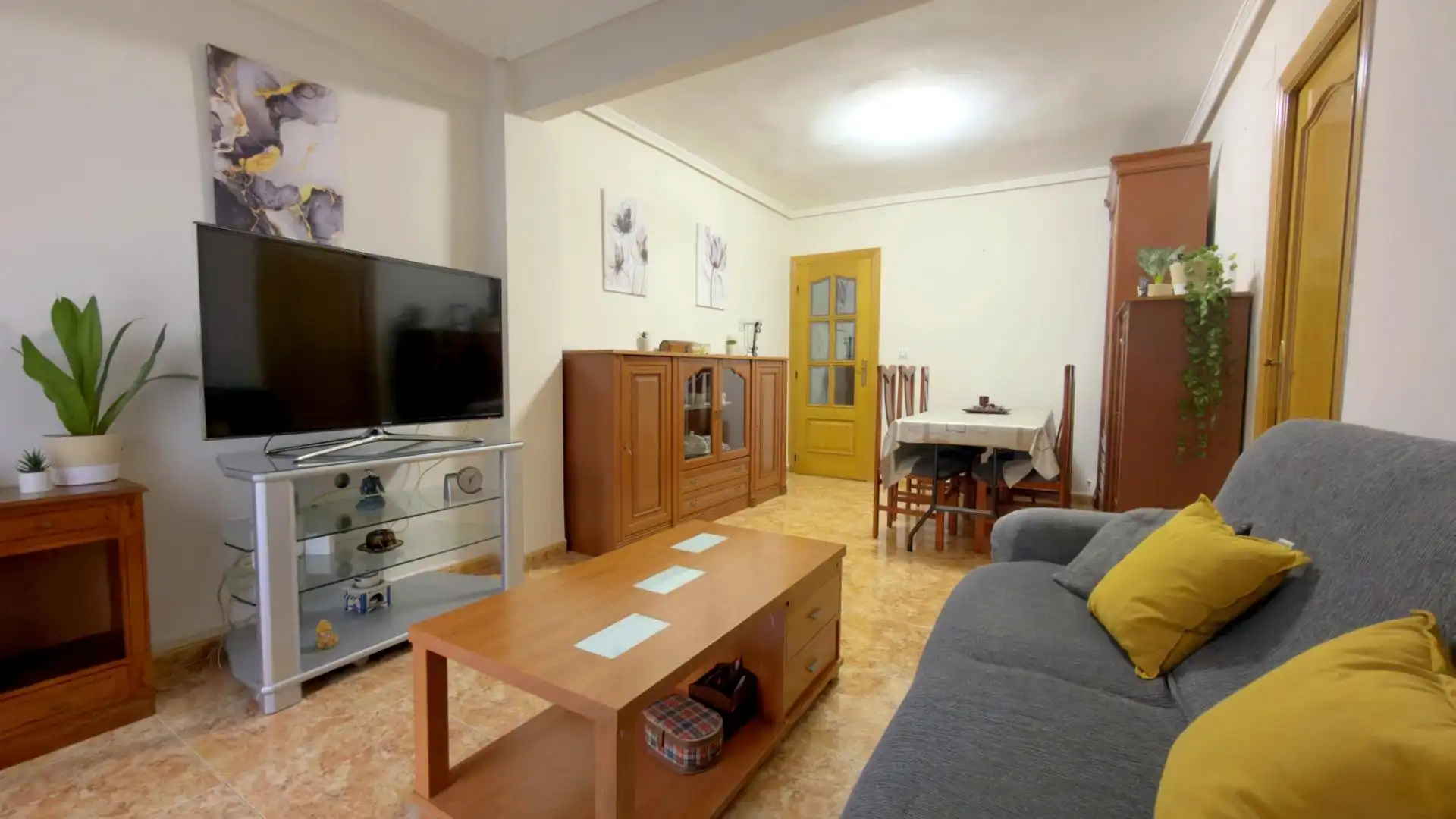 Wohnzimmer von Dachboden zum Verkauf in Massamagrell mit Terrasse und Abstellraum