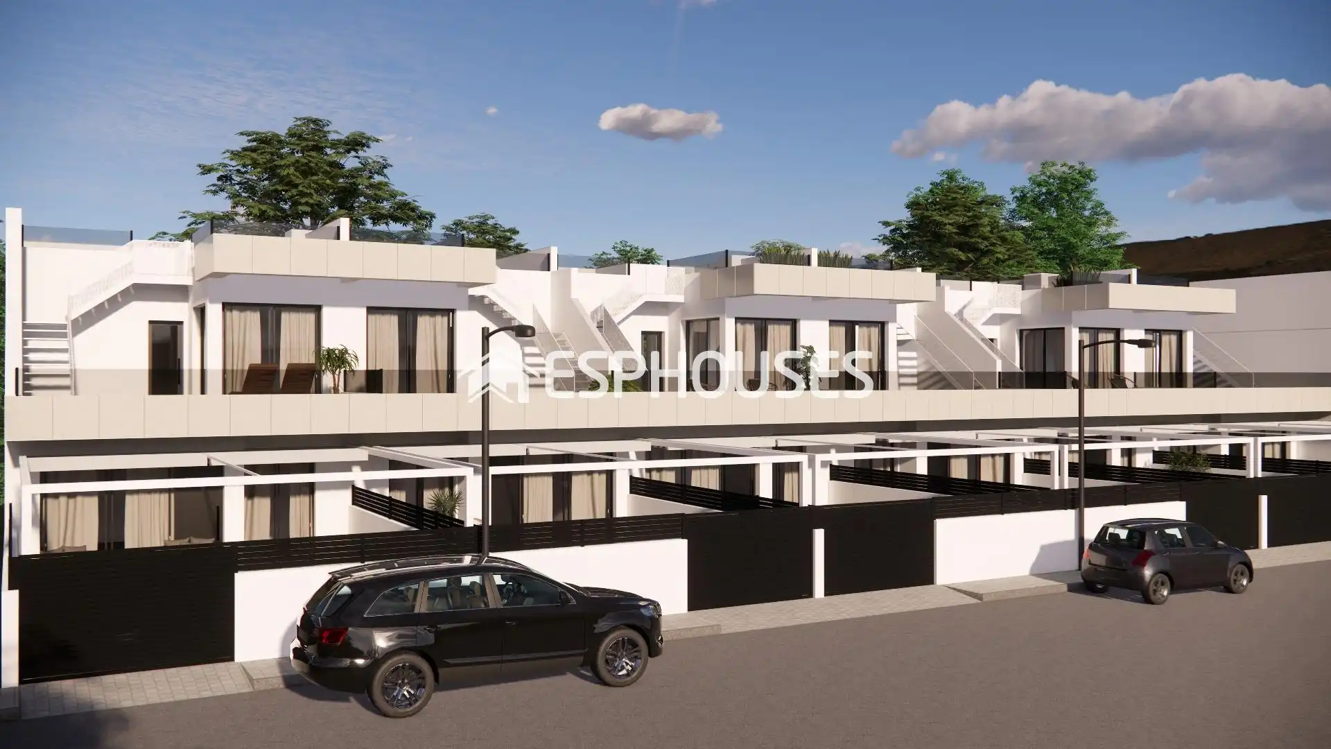 Vista exterior de Casa adosada en venta en Rojales con Piscina y Balcón