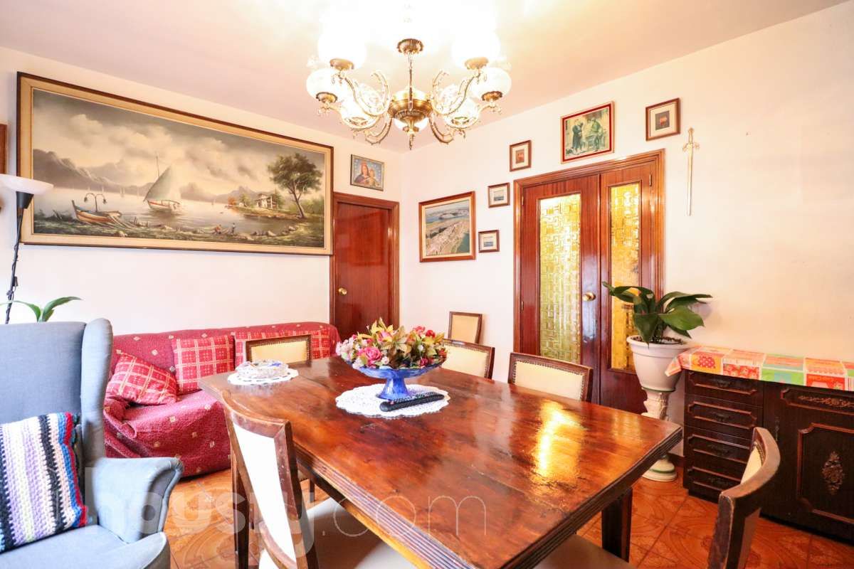 Dining room of Flat for sale in  Madrid Capital  with Air Conditioner, Heating and Terrace