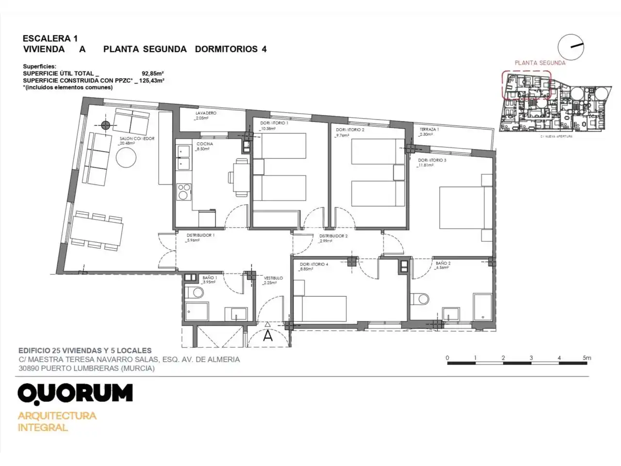Piso en venta en Puerto Lumbreras con Aire acondicionado y Balcón