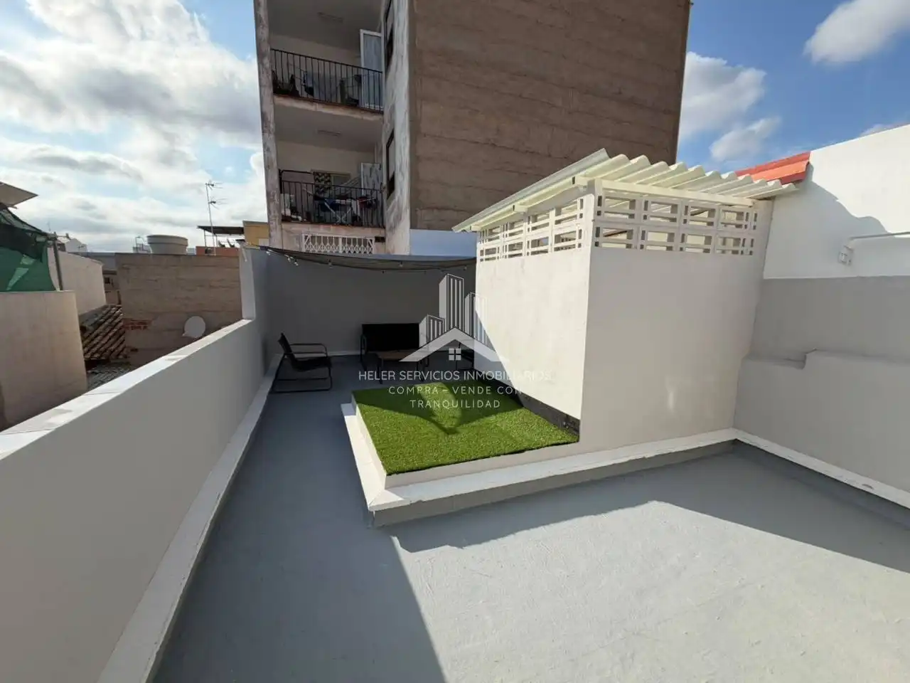 Terrace of Flat for rent in Vila-real  with Air Conditioner, Parquet flooring and Terrace