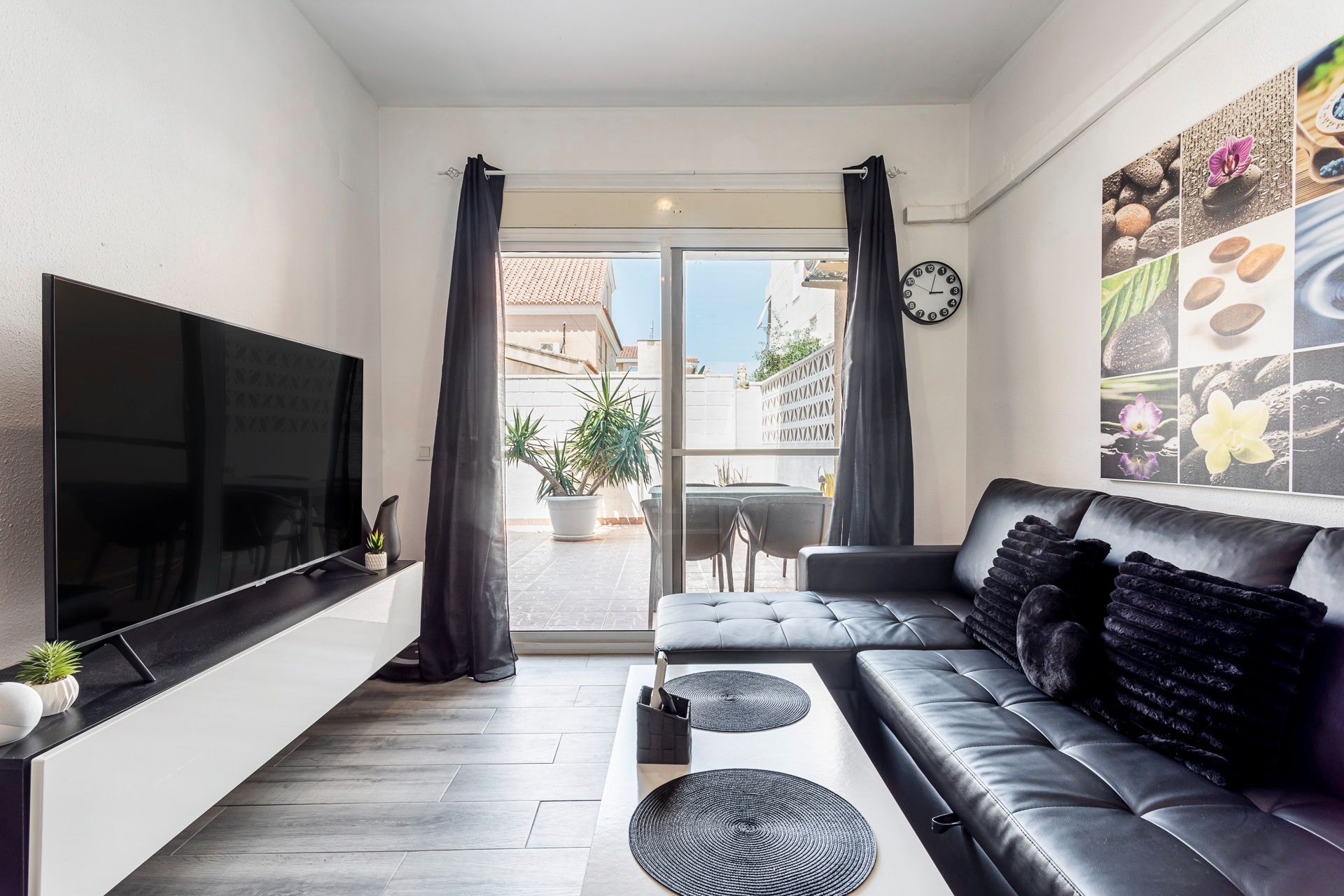 Sala de estar de Piso en venta en Canet d'En Berenguer con Terraza y Amueblado