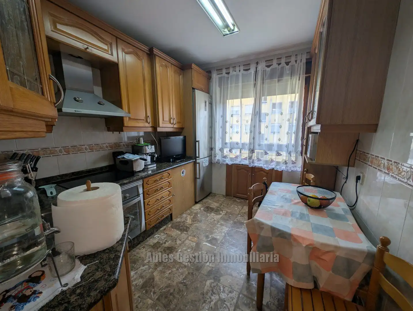 Küche von Wohnung zum Verkauf in Mieres (Asturias) mit Heizung, Parkett und Abstellraum