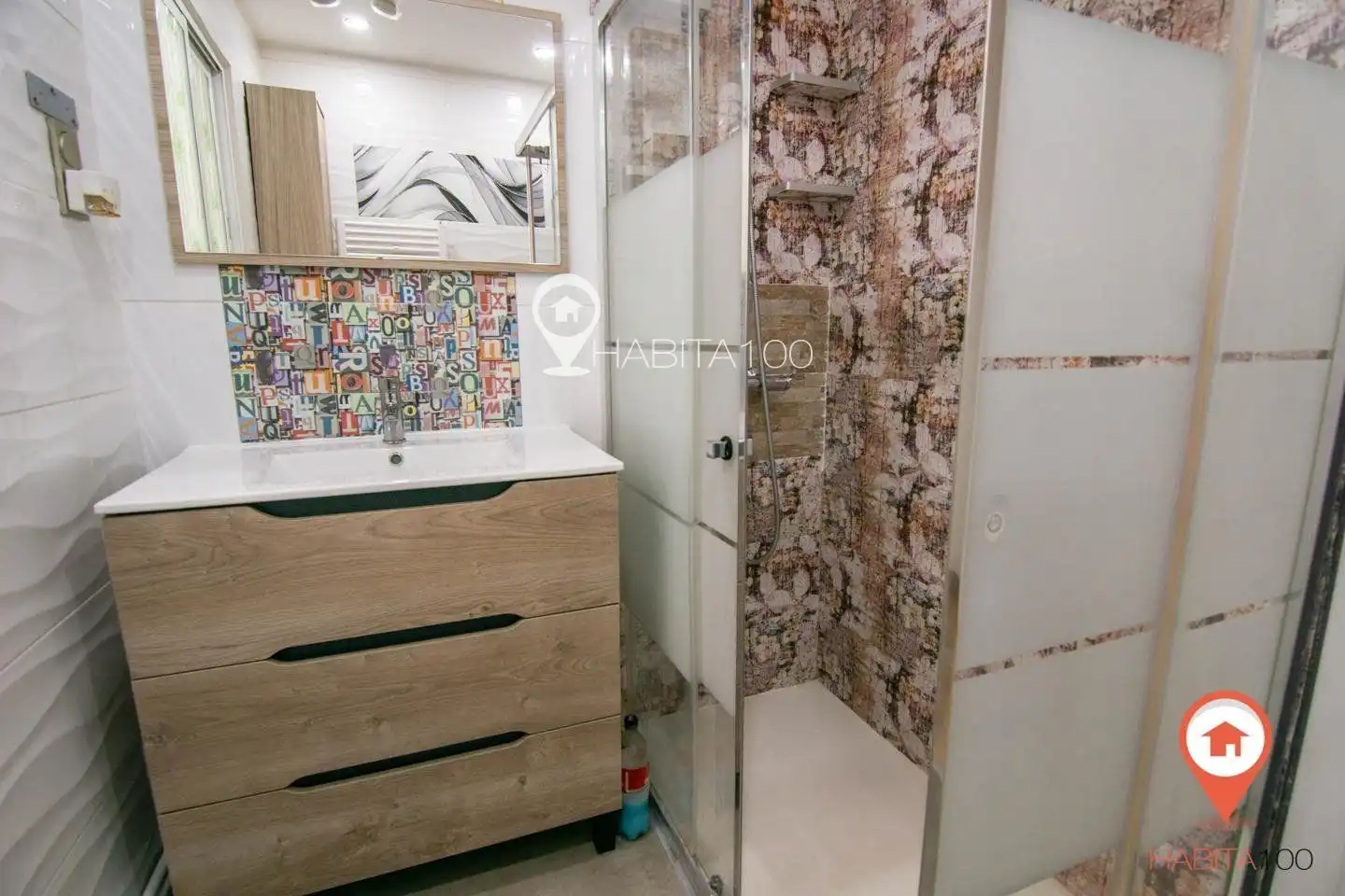 Badezimmer von Wohnung zum Verkauf in Cuenca mit Heizung und Möbliert