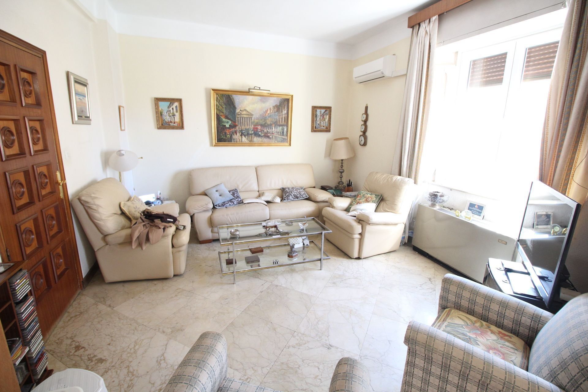 Sala d'estar de Pis en venda en Málaga Capital