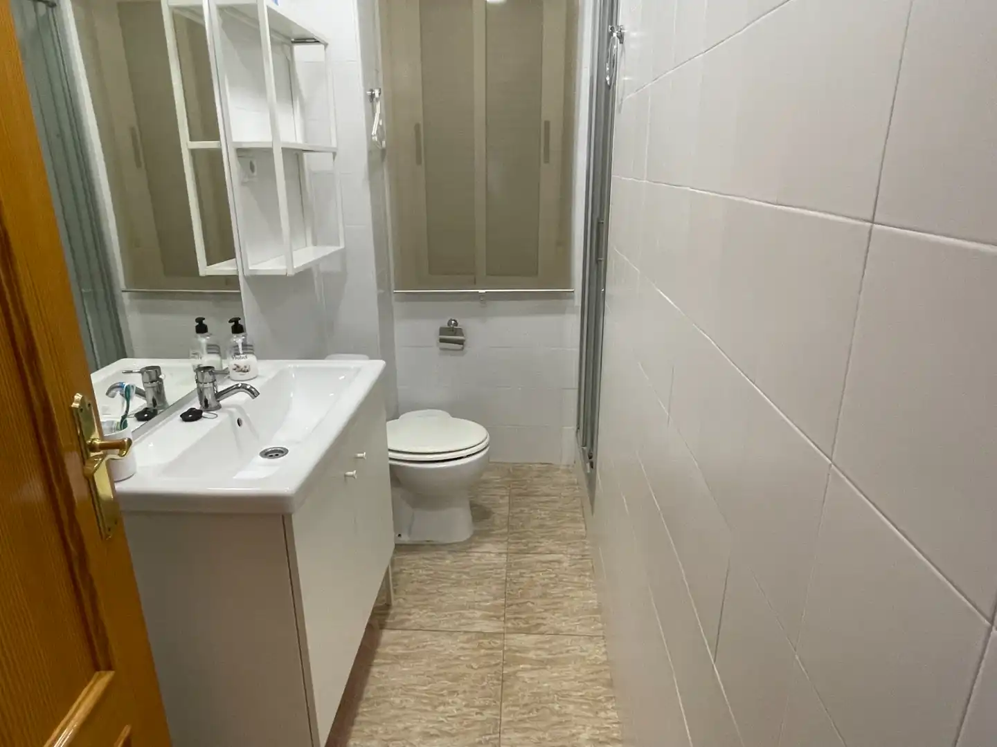 Bany de Pis de lloguer en Murcia amb Aire condicionat, Calefacció i Moblat