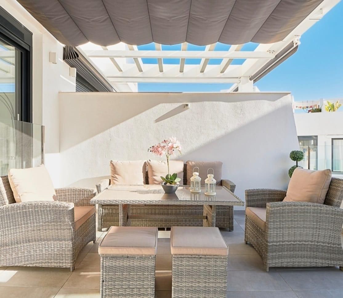 Terrace of Single-family semi-detached for sale in Rincón de la Victoria  with Air Conditioner, Heating and Terrace