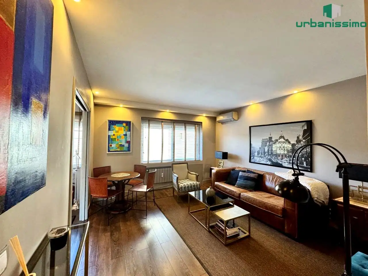 Sala de estar de Apartamento en venta en Madrid con Aire acondicionado, Calefacción y Amueblado