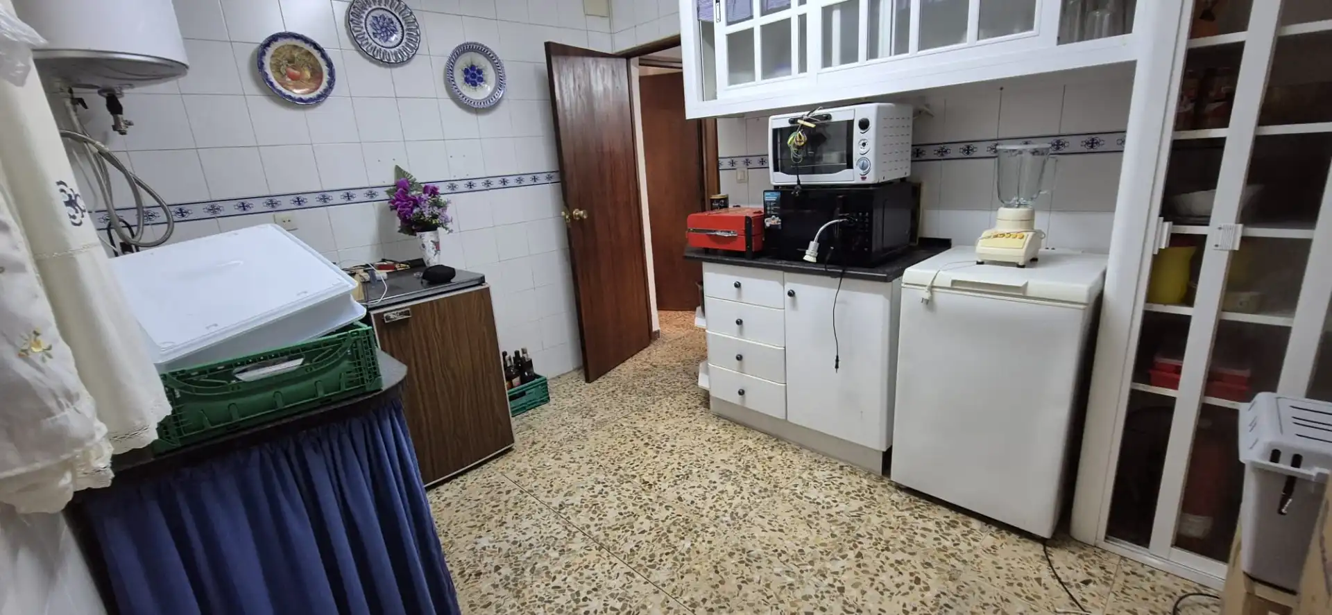 Küche von Haus oder Chalet zum Verkauf in Badajoz mit Klimaanlage, Heizung und Privatgarten