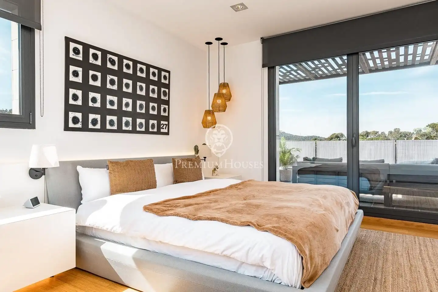 Bedroom of Houses for sale in Sant Cugat del Vallès  with Air Conditioner, Heating and Private garden