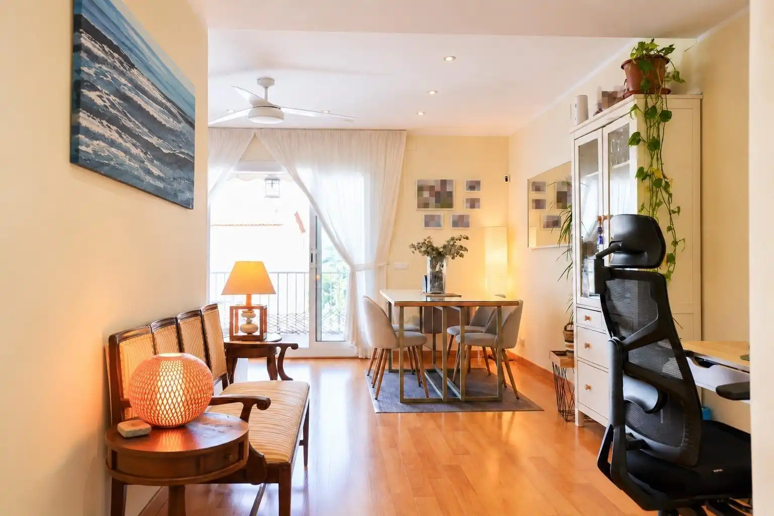 Sala de estar de Piso en venta en Centre