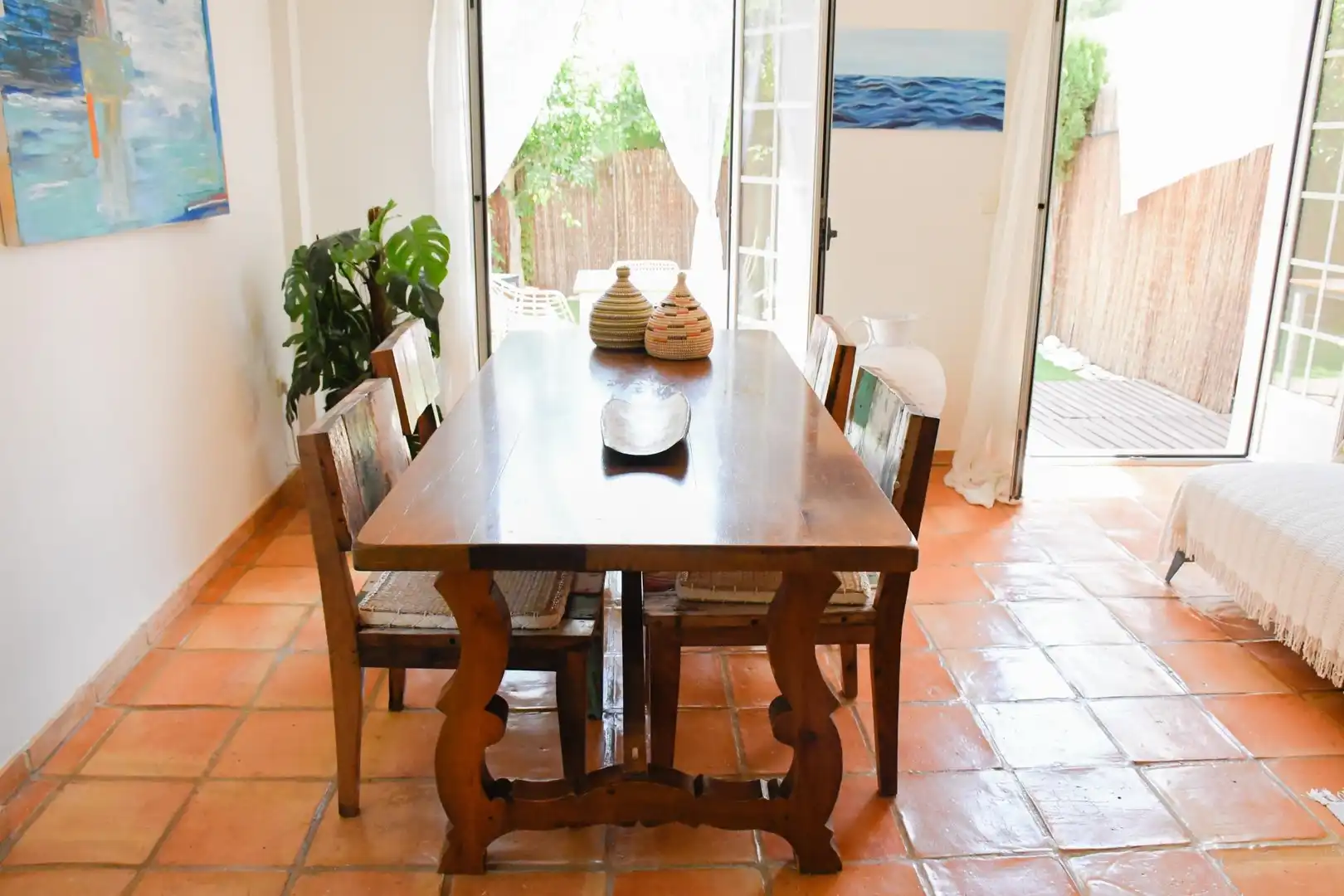 Comedor de Casa o chalet de alquiler en Finestrat con Calefacción, Jardín privado y Terraza
