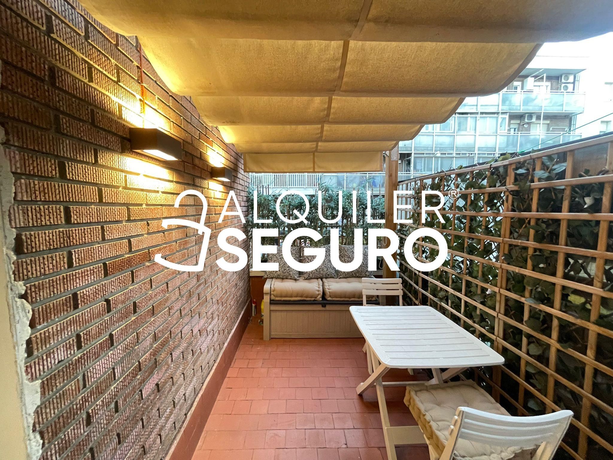 Terrace of Flat to rent in  Madrid Capital  with Air Conditioner, Heating and Terrace