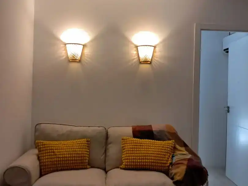 Sala de estar de Piso de alquiler en Sevilla con Aire acondicionado, Parquet y Amueblado