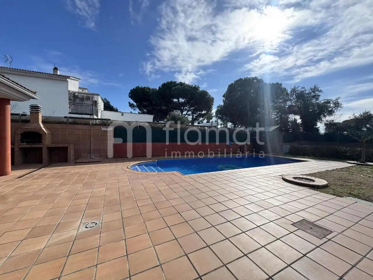 Piscina de Casa o xalet en venda en Caldes de Malavella amb Jardí privat i Piscina