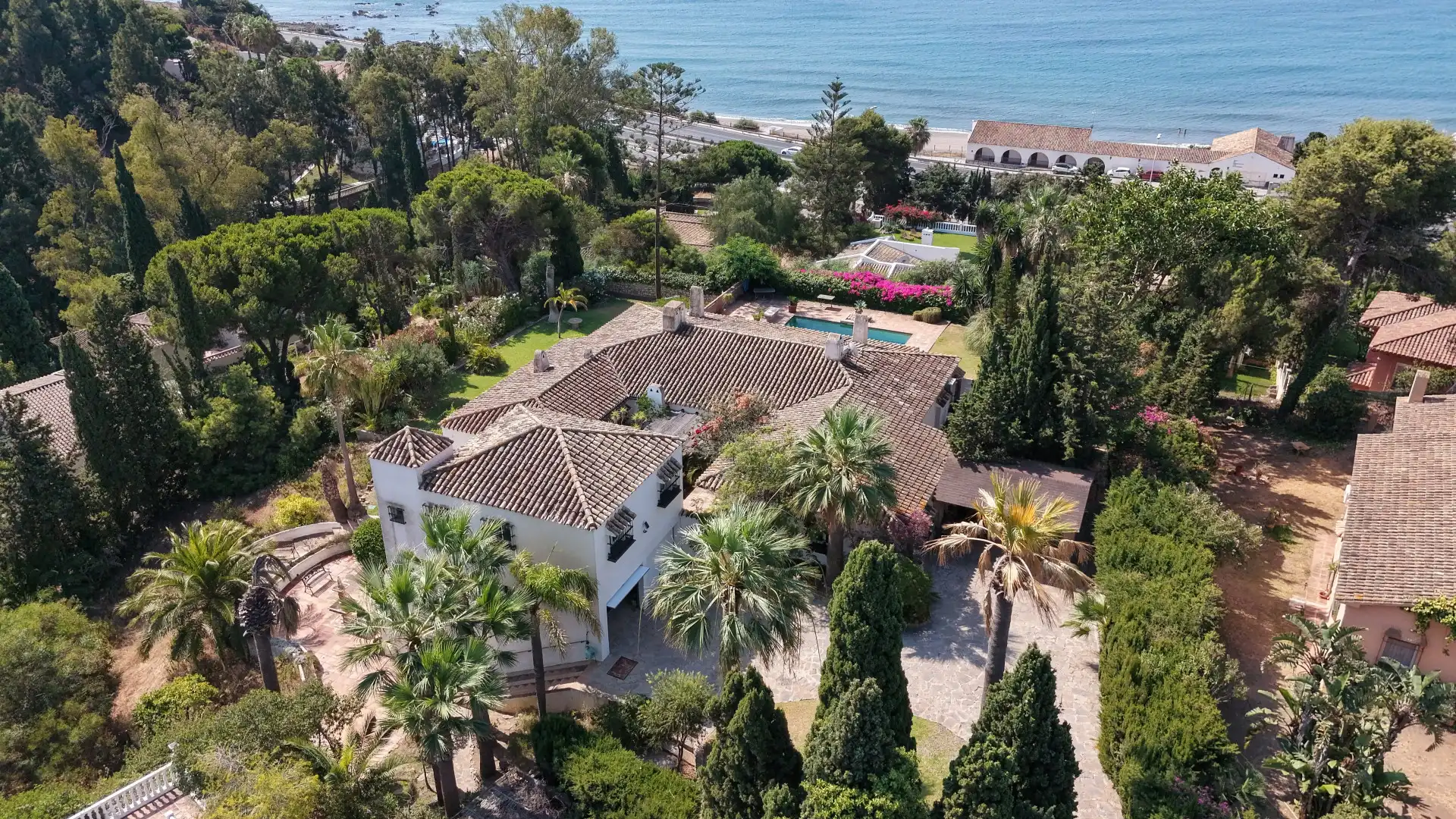 Jardí de Casa o xalet en venda en Mijas amb Aire condicionat, Jardí privat i Terrassa