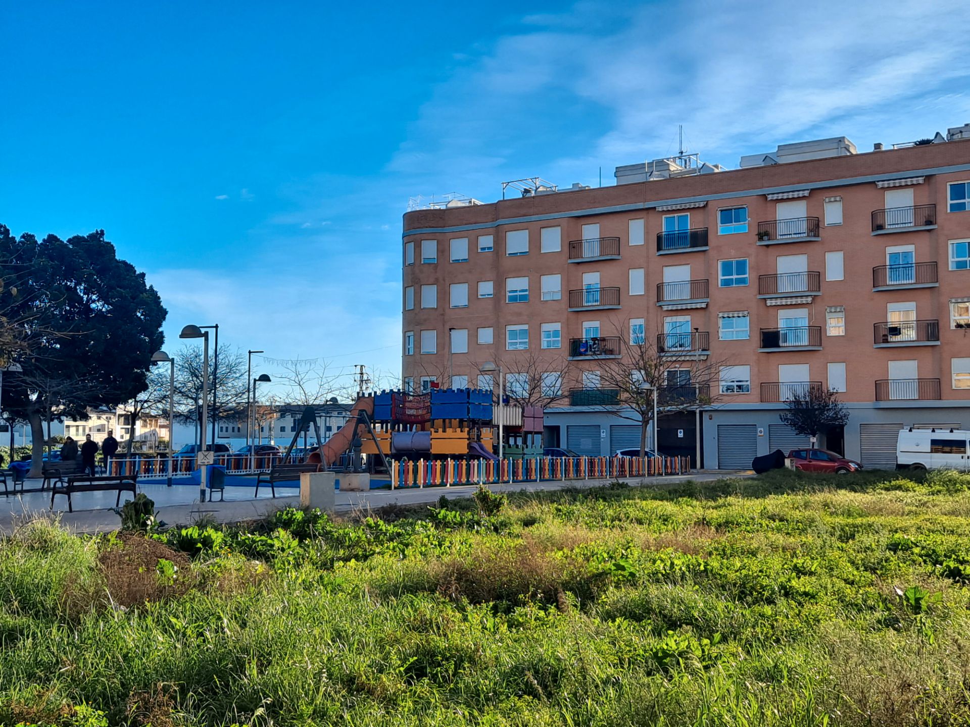 Vista exterior de Pis en venda en Foios amb Aire condicionat i Traster