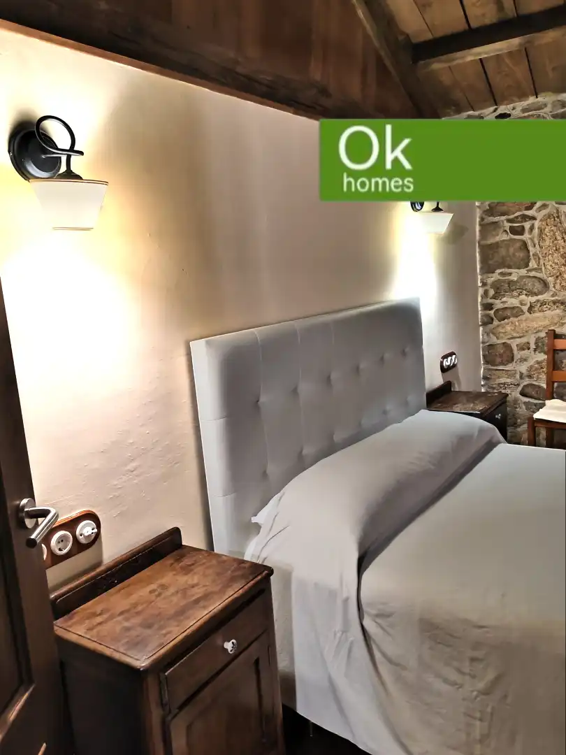 Schlafzimmer von Country house zum Verkauf in Guitiriz mit Heizung, Parkett und Abstellraum