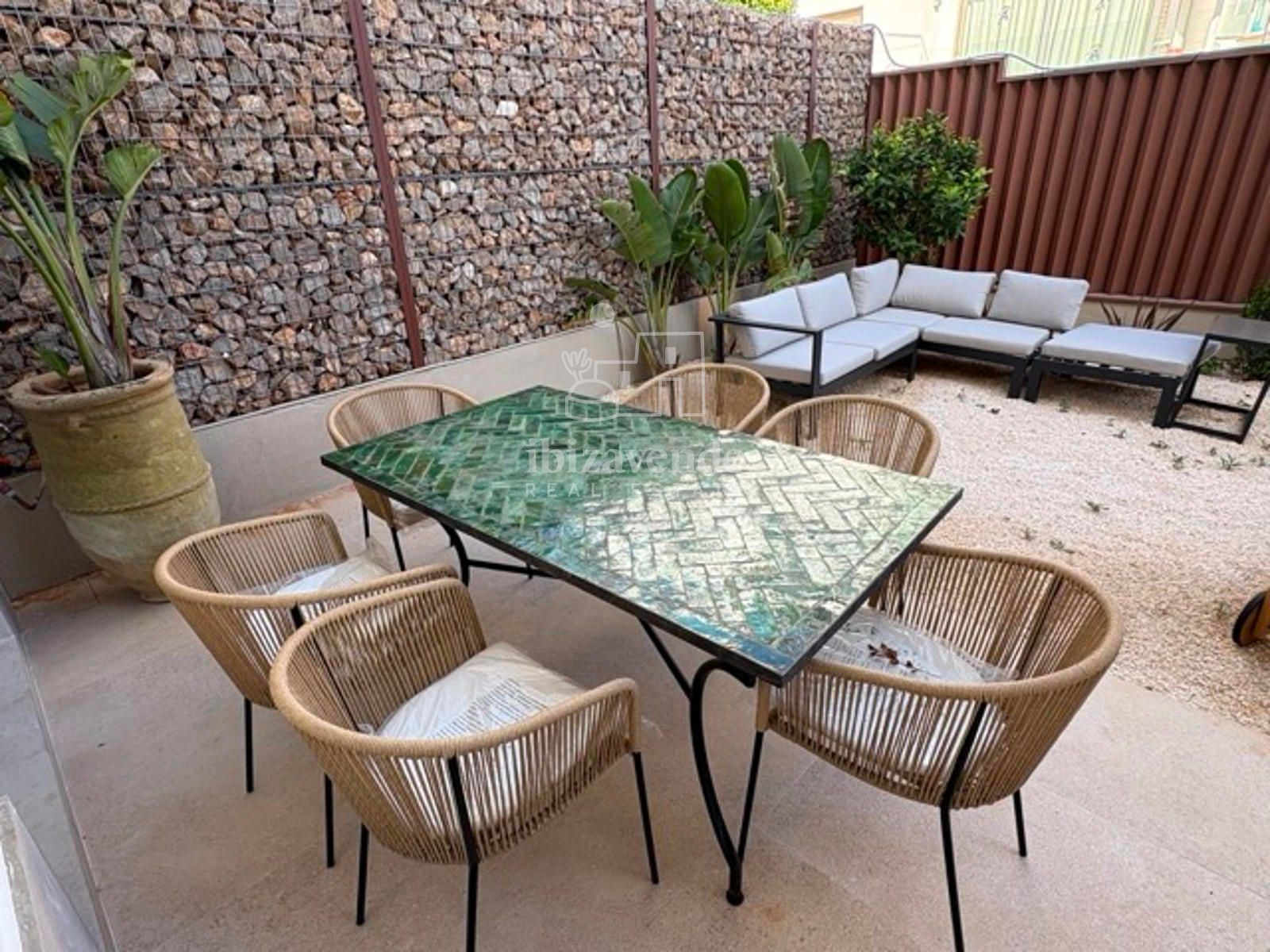 Terrace of Flat for sale in Sant Antoni de Portmany  with Air Conditioner, Heating and Private garden