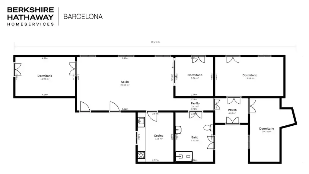 Wohnungen zum Verkauf in Barcelona mit Heizung, Abstellraum und Balkon