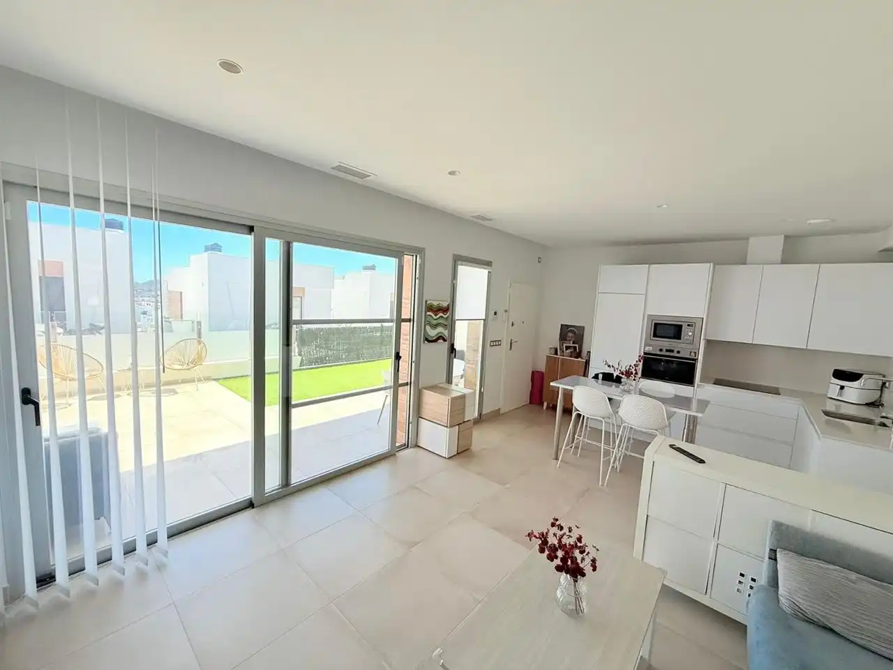 Cocina de Planta baja en venta en Finestrat con Aire acondicionado, Terraza y Trastero