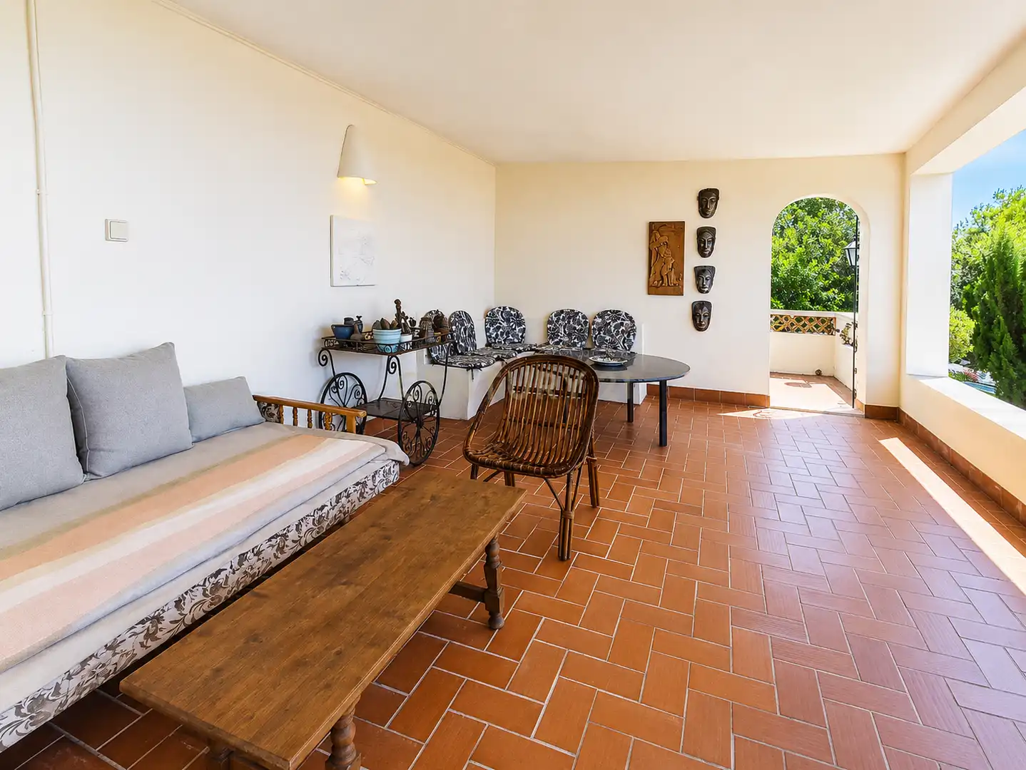 Terraza de Casa o chalet de alquiler en Benissa con Jardín privado, Horno y Lavadora