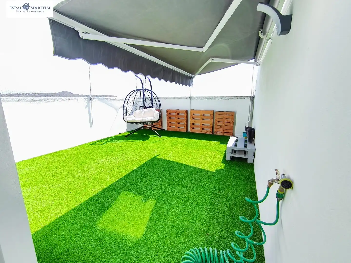 Terrasse von Dachboden zum Verkauf in Vilamarxant mit Klimaanlage, Terrasse und Ofen
