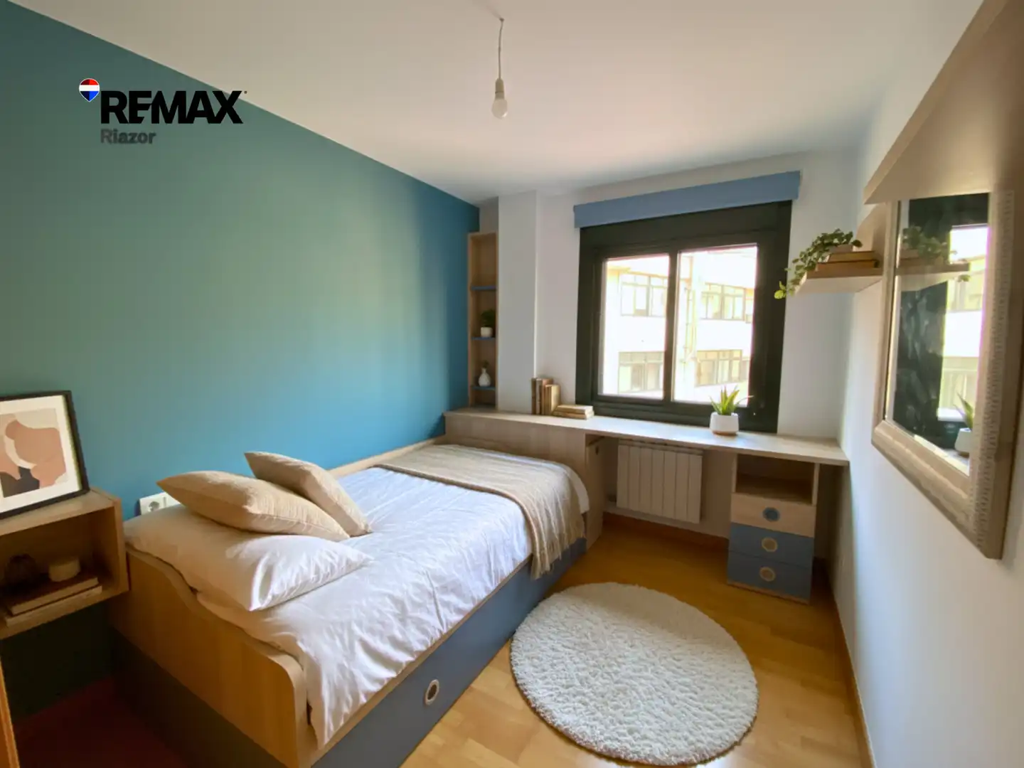 Bedroom of Flat for sale in Lalín  with Heating, Parquet flooring and Storage room