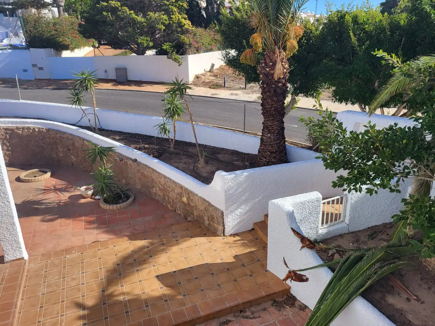 Vista exterior de Casa o chalet en venta en El Ejido con Jardín privado, Terraza y Piscina