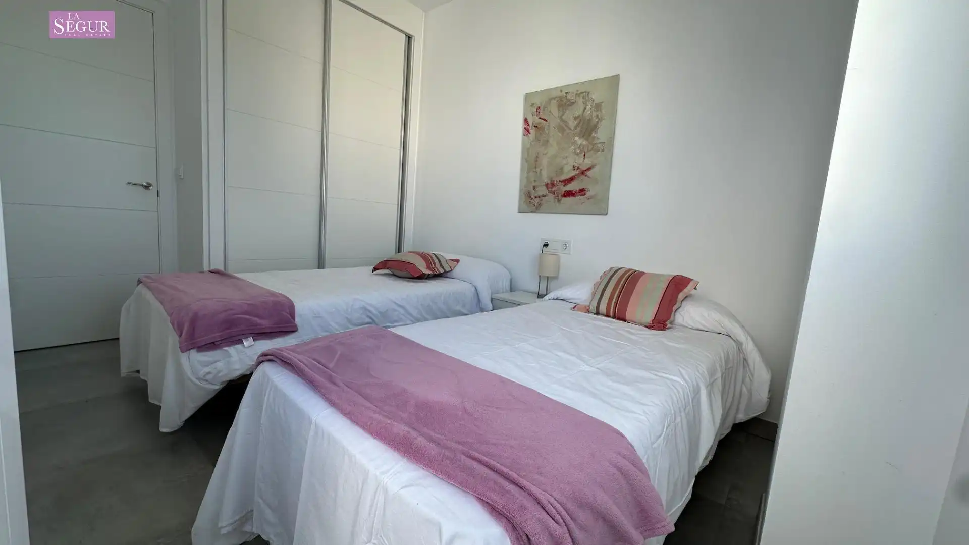 Dormitori de Casa adosada de lloguer en Conil de la Frontera amb Aire condicionat, Terrassa i Moblat