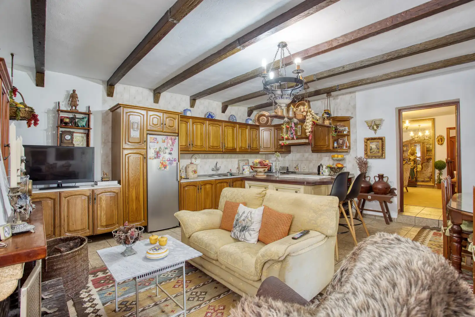 Cocina de Casa o chalet en venta en San Martín del Tesorillo con Jardín privado y Terraza