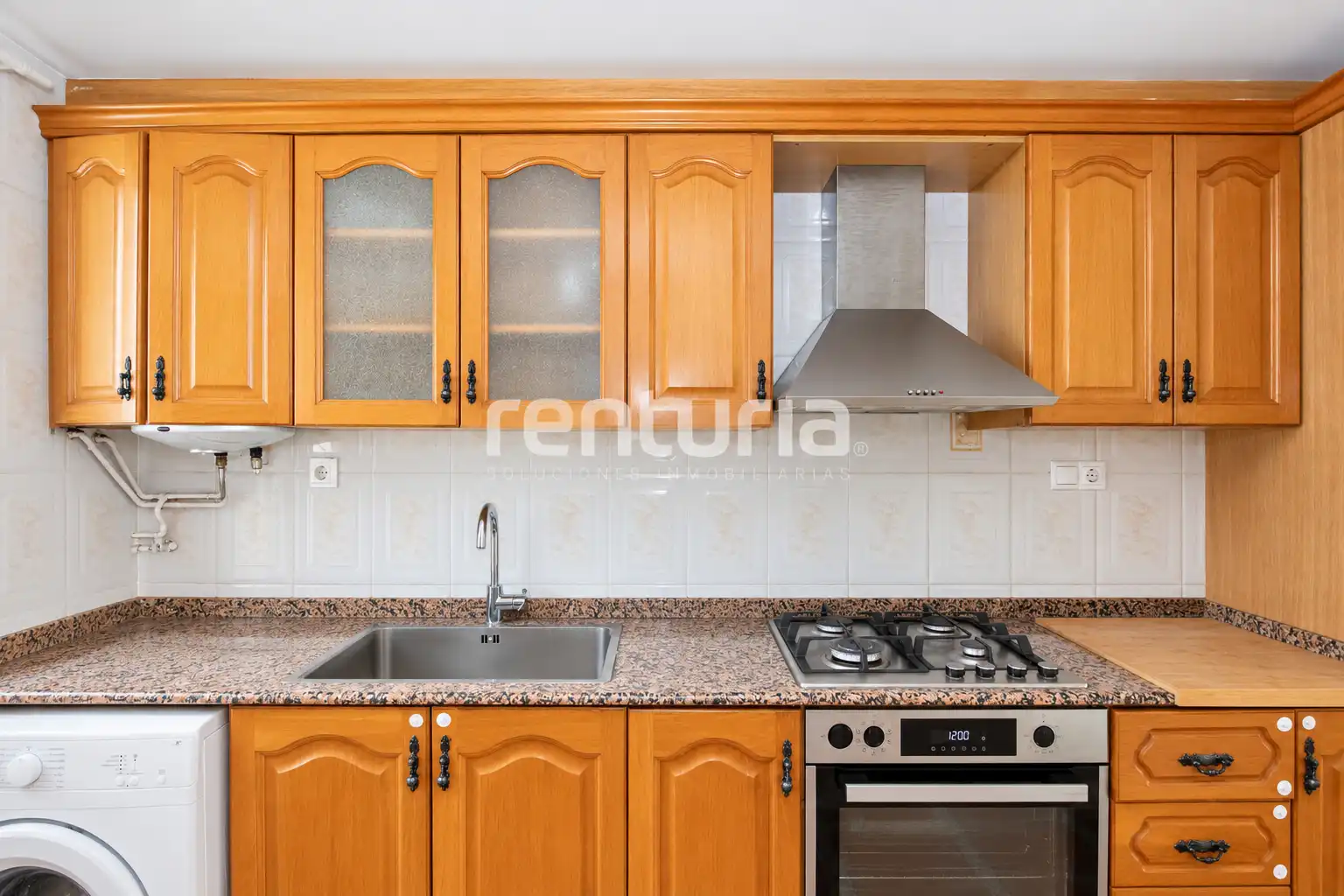 Cocina de Piso de alquiler en Meliana con Aire acondicionado, Amueblado y Balcón
