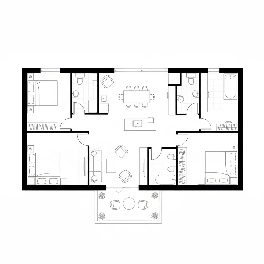 Appartement avec piscine à vendre à Urbanización Capanes Norte 1R, imagen 24