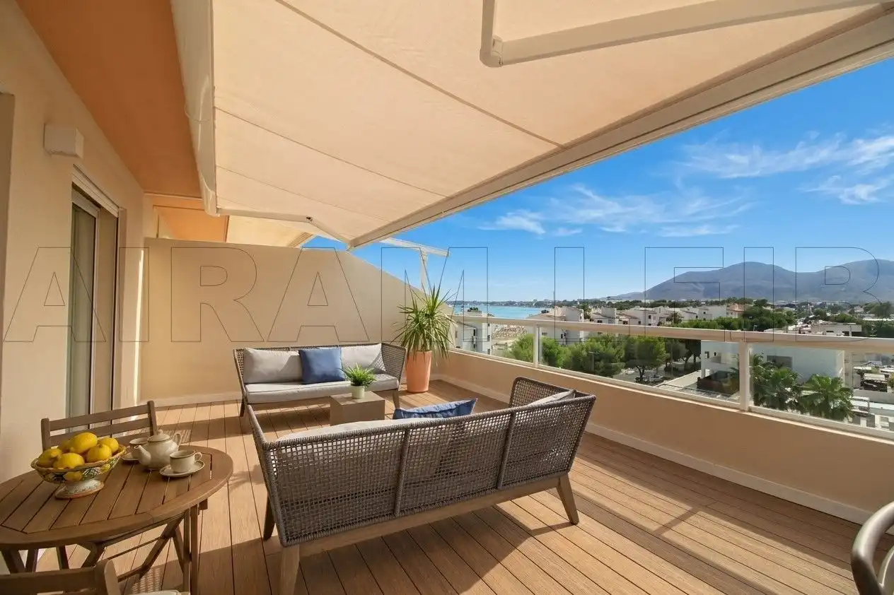 Terraza de Ático de alquiler en Alcúdia con Aire acondicionado, Terraza y Amueblado