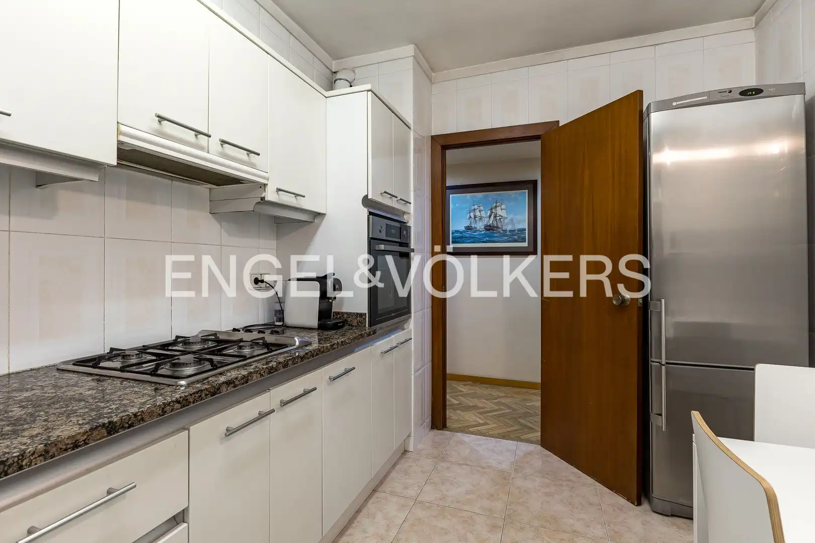 Cocina de Piso en venta en Barcelona con Calefacción, Parquet y Amueblado