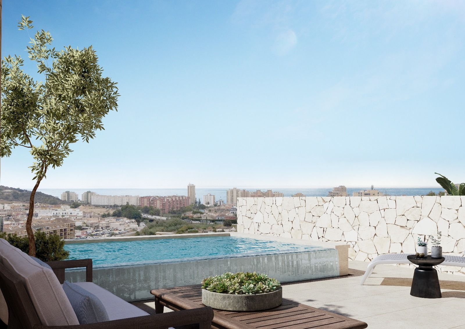 Piscina de Casa adosada en venda en Fuengirola amb Aire condicionat, Calefacció i Jardí privat