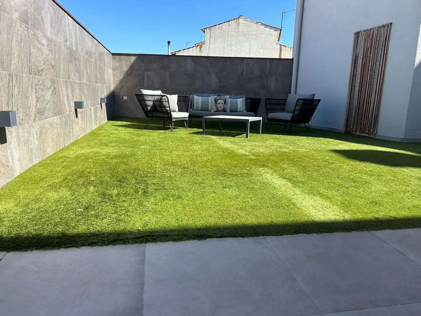 Terraza de Casa adosada en venta en Lliçà d'Amunt con Aire acondicionado, Calefacción y Jardín privado