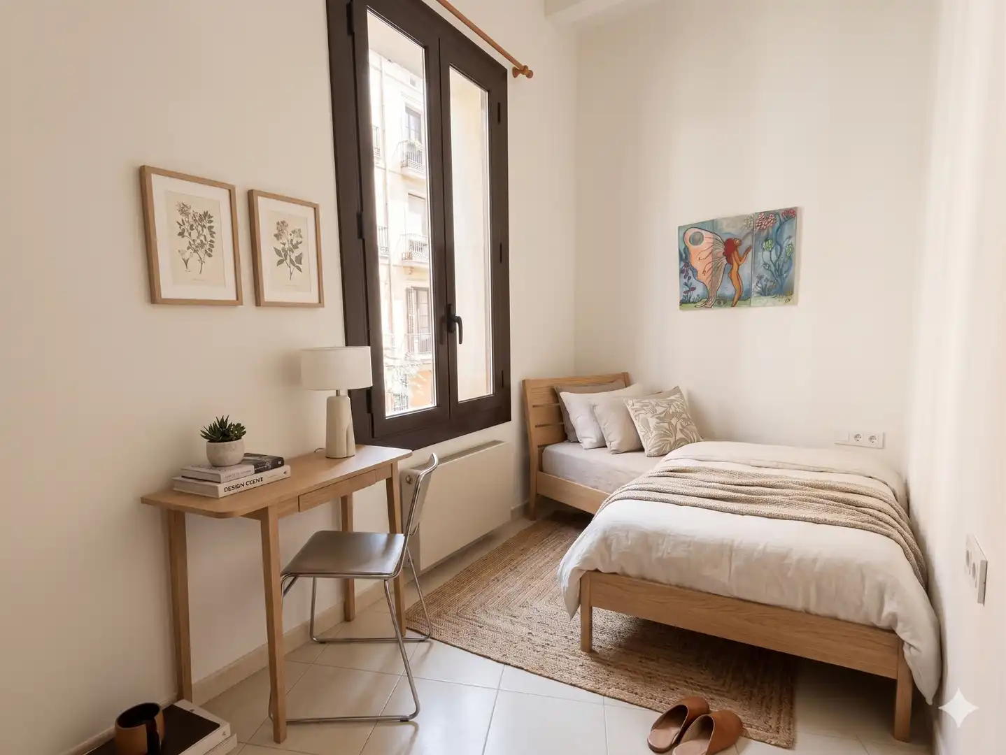 Bedroom of Flat for sale in Barcelona  with Parquet flooring, Terrace and Balcony