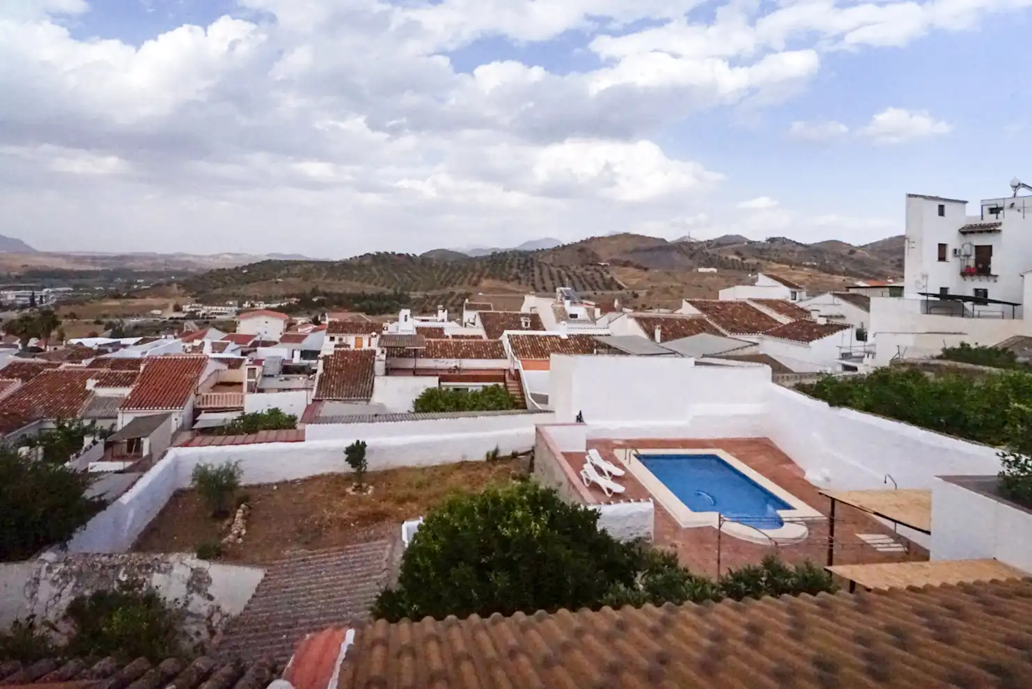 Vista exterior de Casa adosada en venta en Ardales con Aire acondicionado, Jardín privado y Trastero