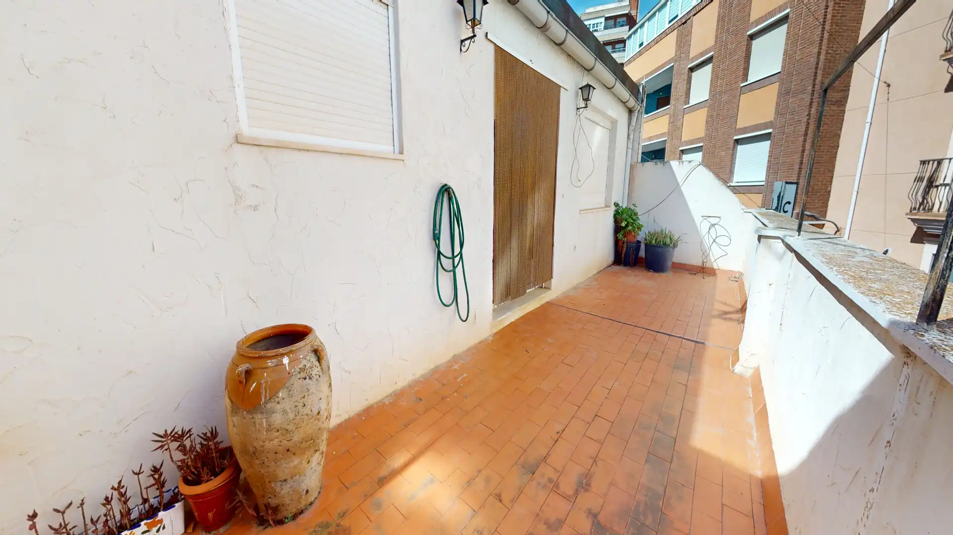 Terrasse von Wohnung zum Verkauf in Sax mit Klimaanlage, Terrasse und Balkon