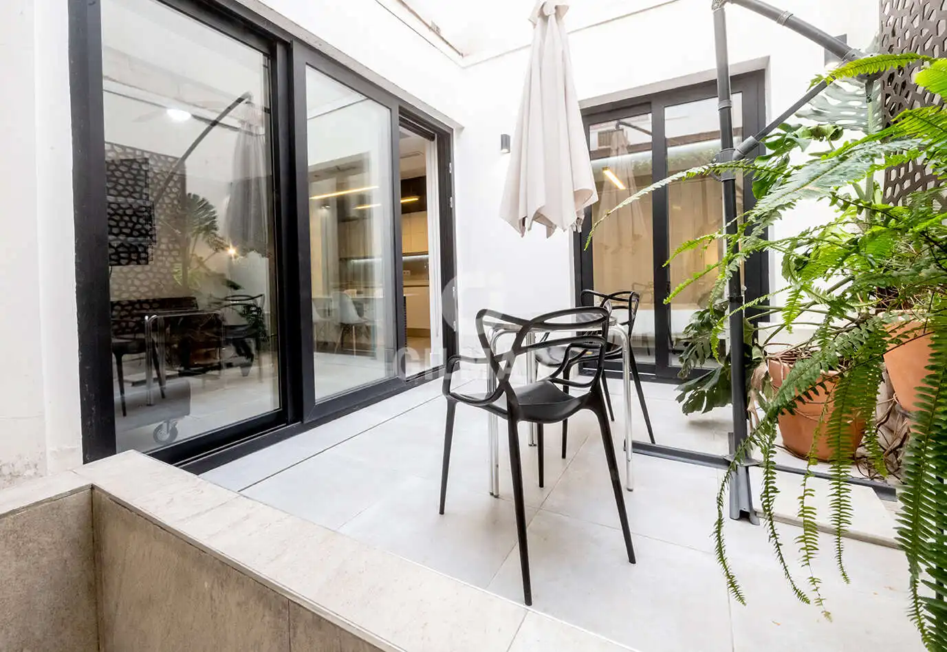 Terrace of Flat for sale in Sevilla  with Heating, Swimming Pool and Furnished