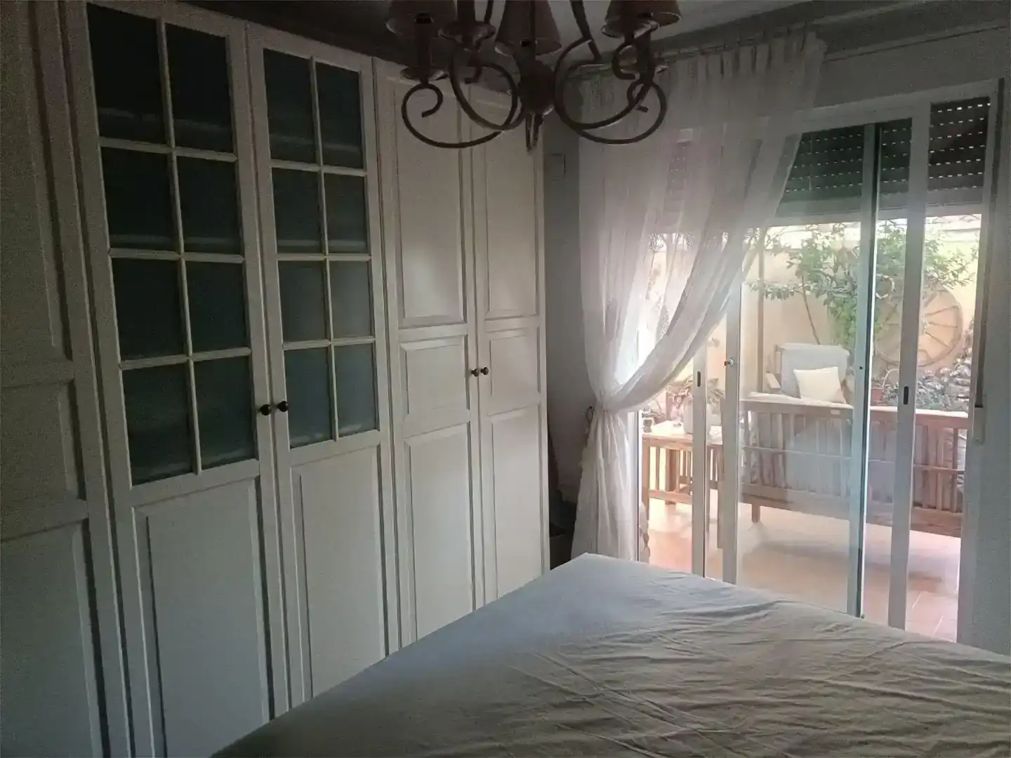 Bedroom of Flat for sale in Petrer  with Air Conditioner, Private garden and Storage room