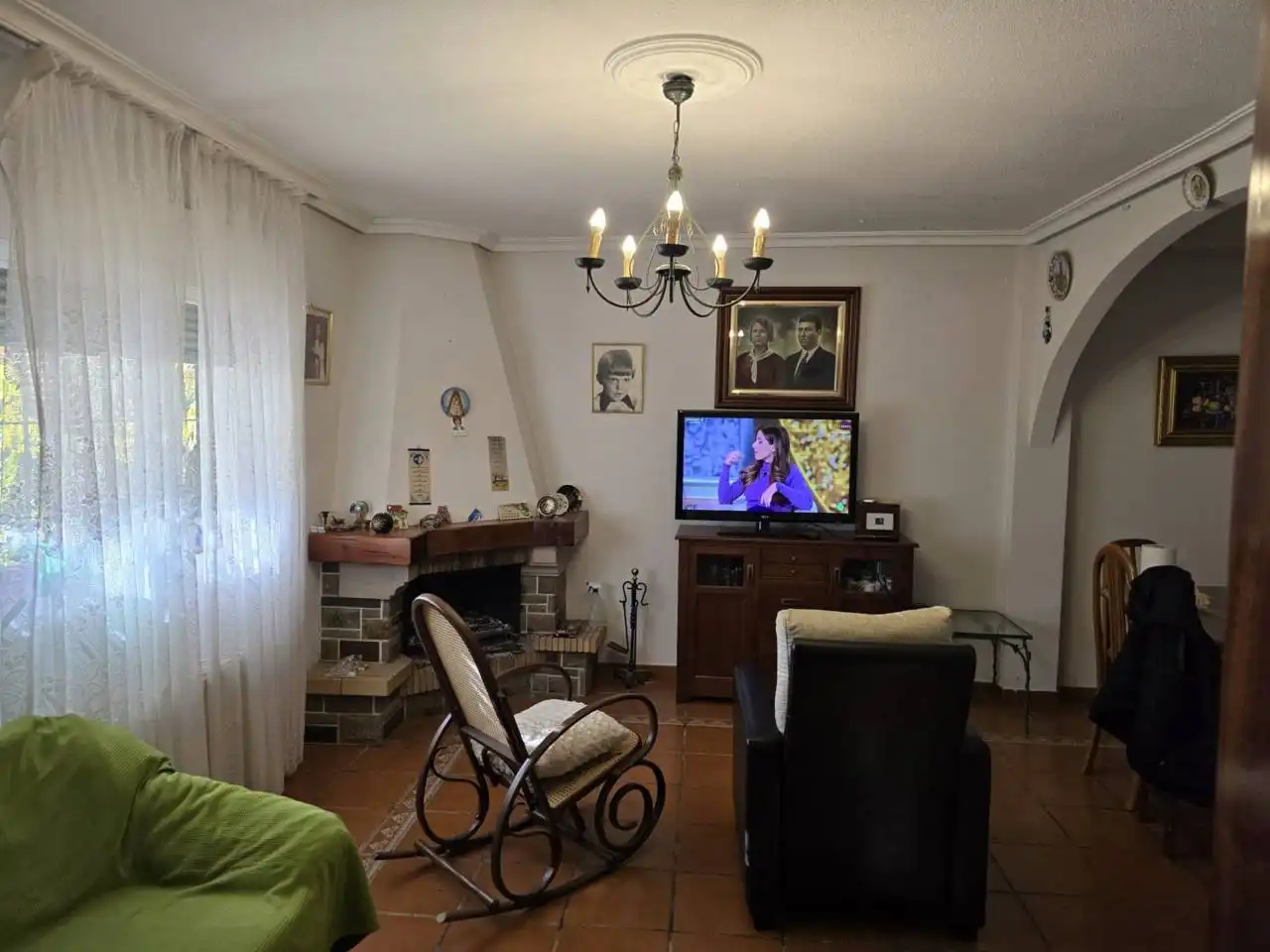 Sala de estar de Casa o chalet en venta en Pioz con Calefacción, Jardín privado y Terraza