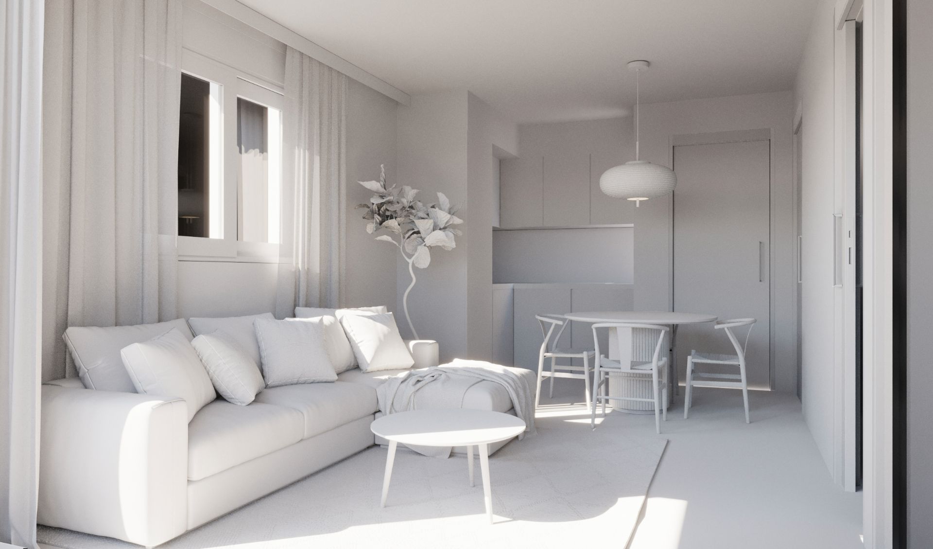 Living room of Flat for sale in Cunit  with Air Conditioner, Heating and Terrace