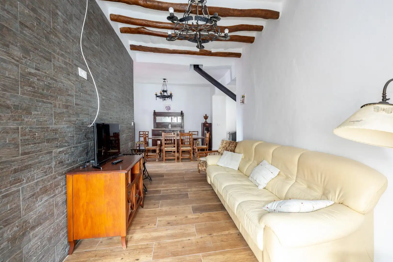Sala de estar de Piso en venta en La Taha con Terraza