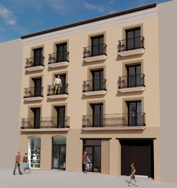 Exterior view of Flat for sale in Alcañiz  with Air Conditioner, Heating and Storage room