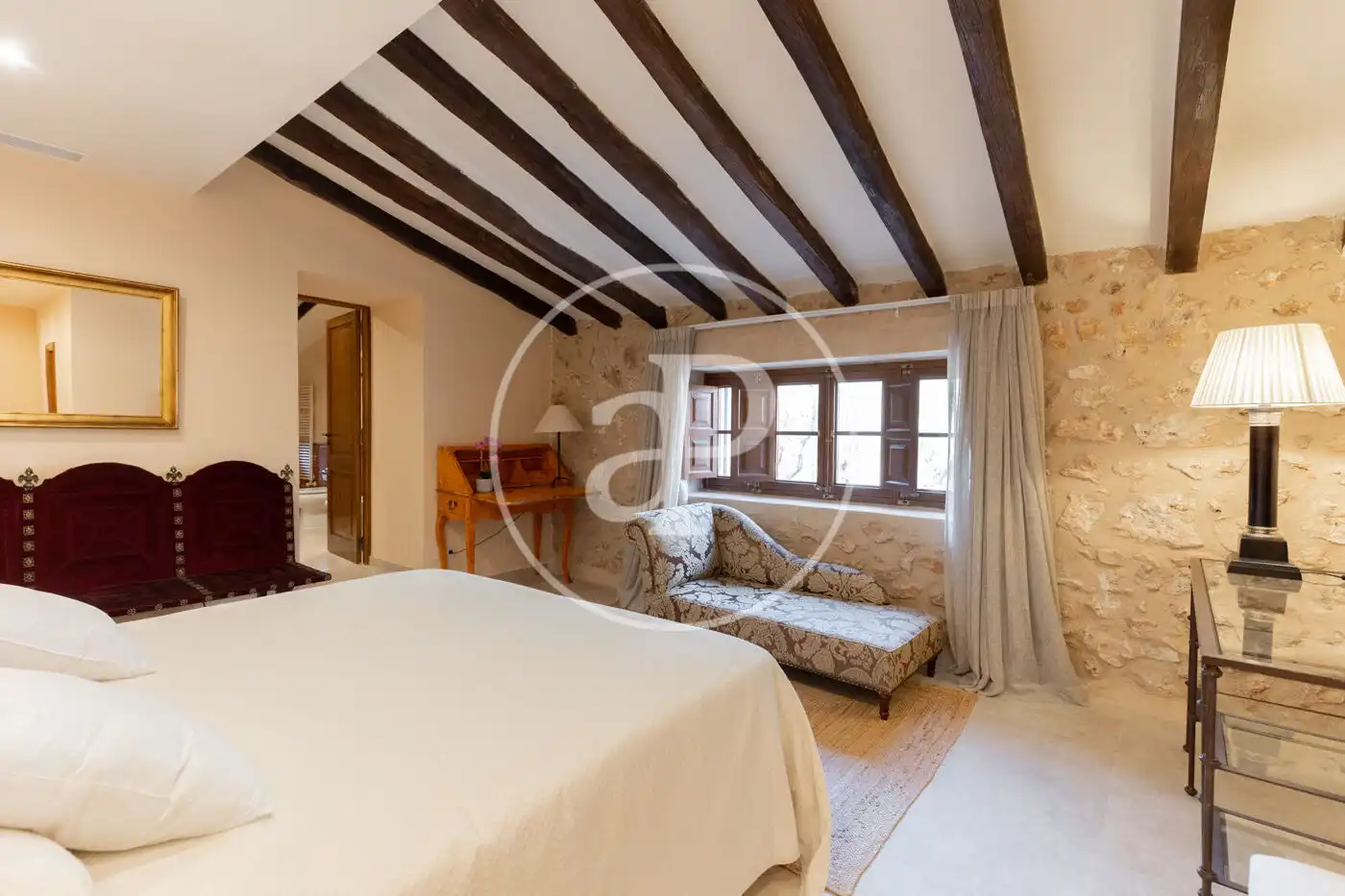 Bedroom of Houses for rent in Llucmajor  with Air Conditioner, Heating and Private garden