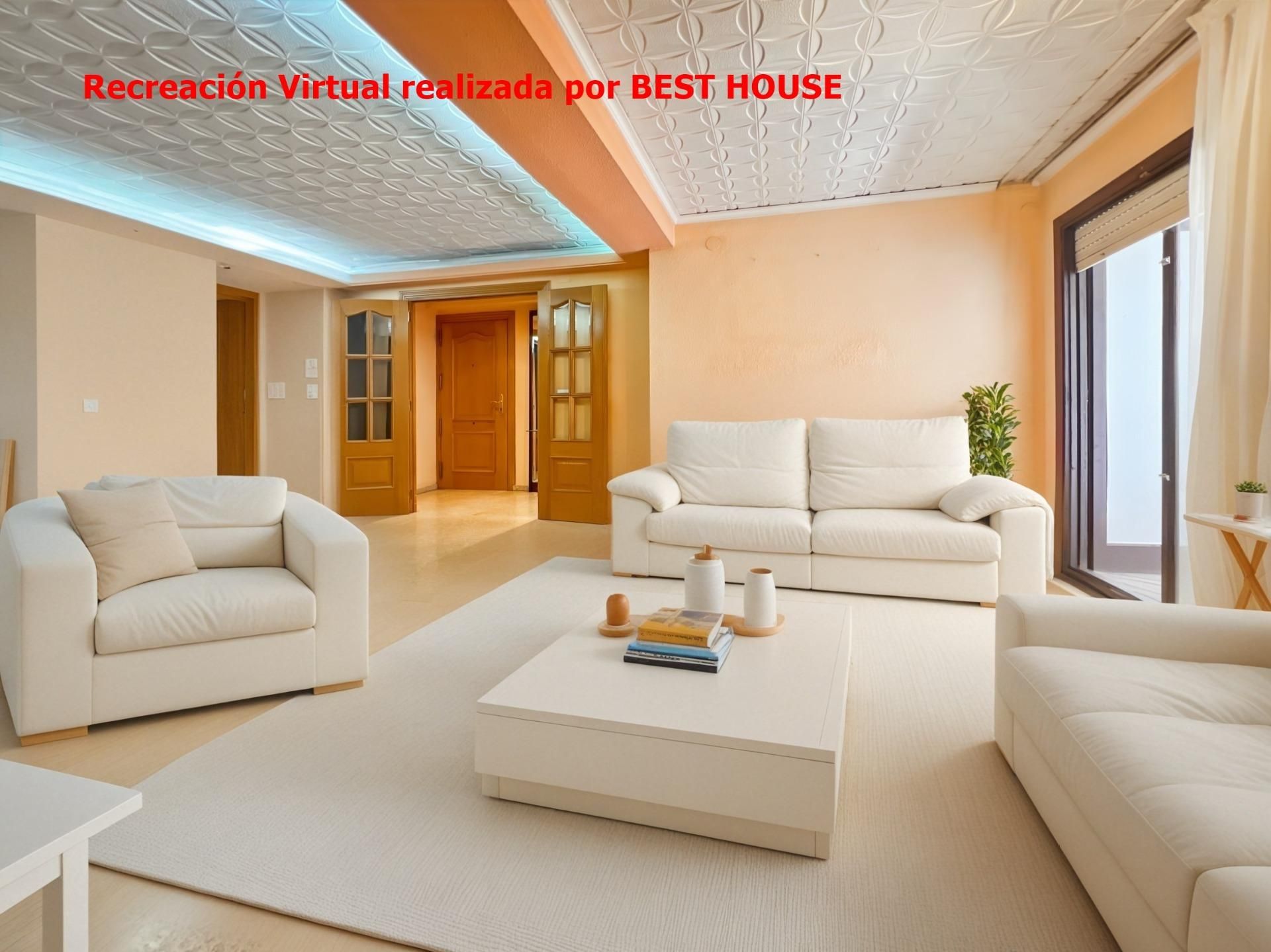 Living room of Flat for sale in Castellón de la Plana / Castelló de la Plana  with Balcony