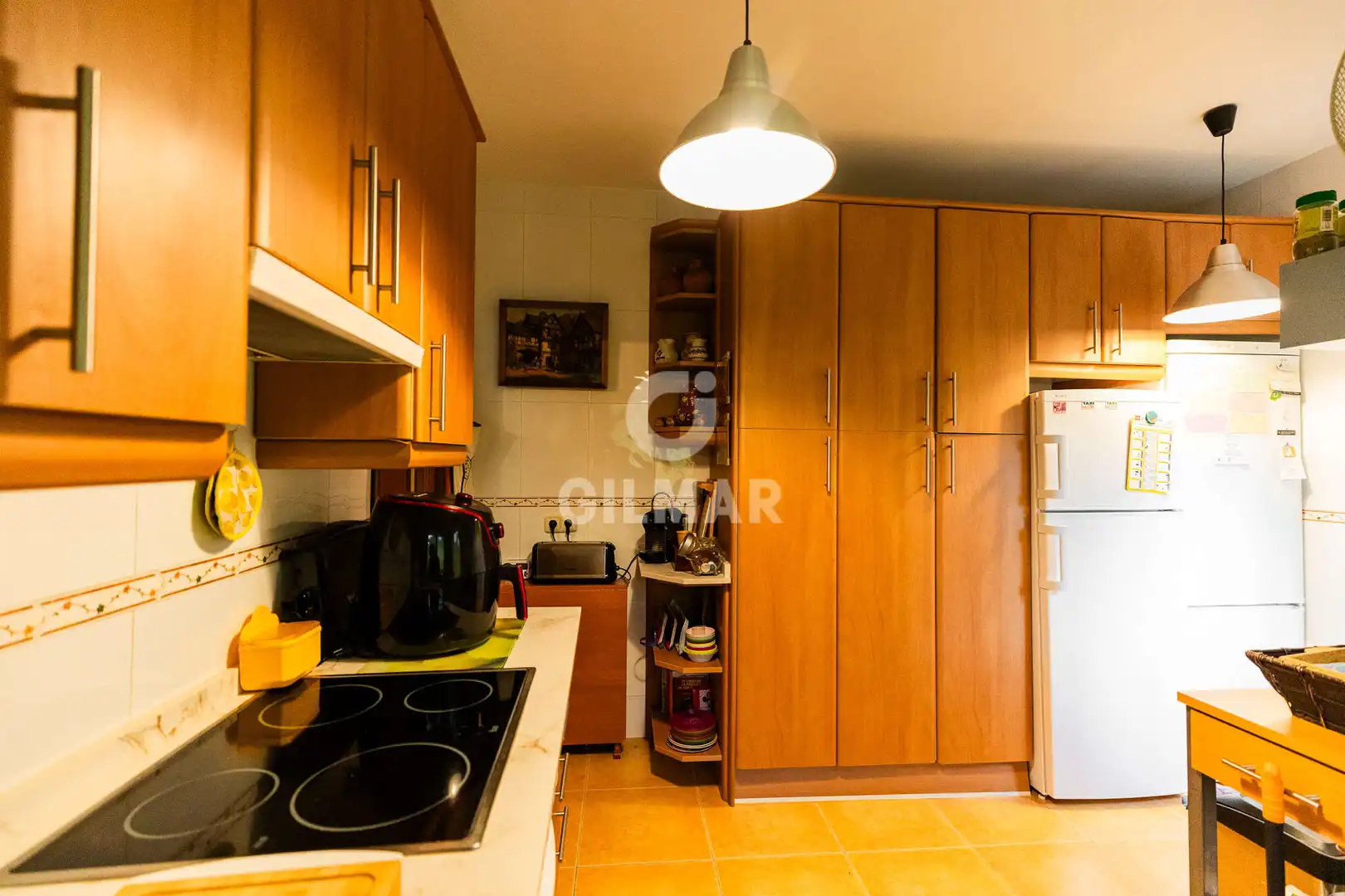 Cocina de Casa o chalet en venta en Hoyo de Manzanares con Calefacción, Jardín privado y Piscina