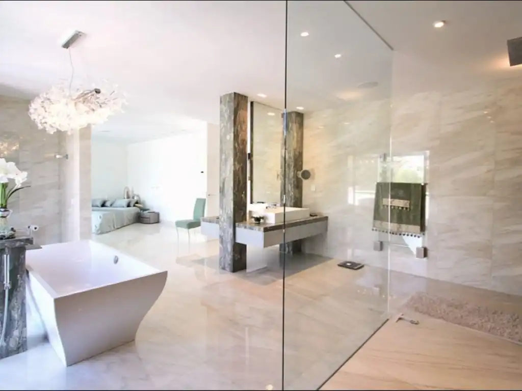 Bathroom of Houses for rent in Calvià  with Air Conditioner, Private garden and Swimming Pool